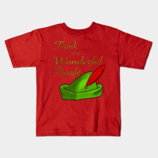 Think of a wonderful thought Kids T-Shirt